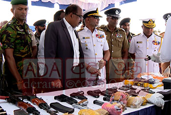 Narcotics worth Rs. 10 bln and assault rifles seized from intercepted trawlers