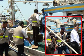 Over 650kg of Ice & heroin, seized from fishing vessel escorted to Dikkovita Harbour