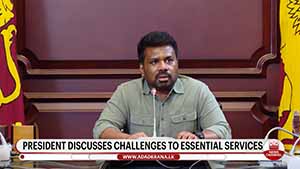 President holds discussions on challenges to maintaining essential services, energy supplies (English)