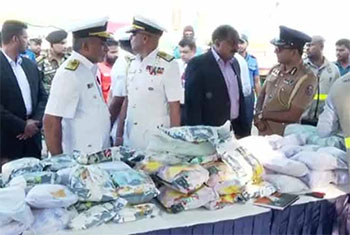 123kg of heroin worth Rs. 3 billion found on seized fishing trawler off Dondra