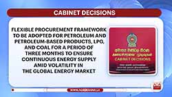 Cabinet nod given to procure petroleum, LP gas and coal out of the standard procurement guidelines (English)