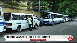 Long queues at filling stations across Sri Lanka; Several sectors demand hike in weekly fuel quota (English)
