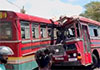 Four killed, 40 injured following accident involving two buses in Weerawila