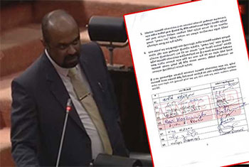 No-confidence motion against Energy Minister to be submitted to Speaker tomorrow