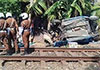 Couple injured in train-car collision at Wadduwa 