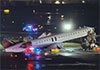 2 dead, 41 injured after plane and firetruck collide at LaGuardia Airport
