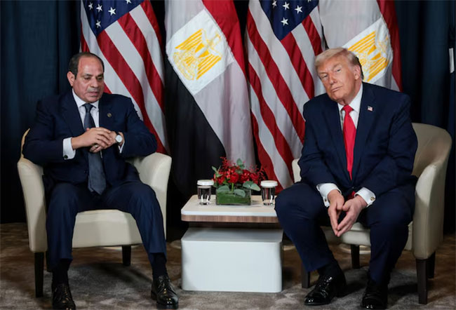 Egypt President says only Trump can stop the war, warns oil could top $200