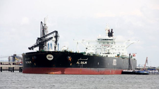 Kuwait says Iran struck giant oil tanker