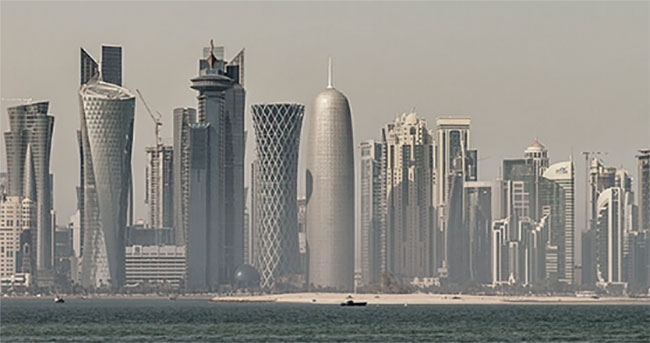 Tanker hit by projectile off coast of Qatar, UK maritime agency says