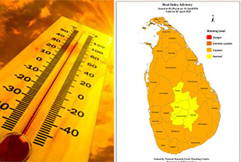 Warm weather advisory issued for several provinces