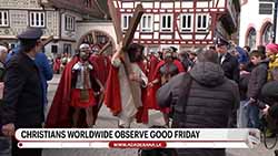 Christians worldwide celebrate  Good Friday (English)