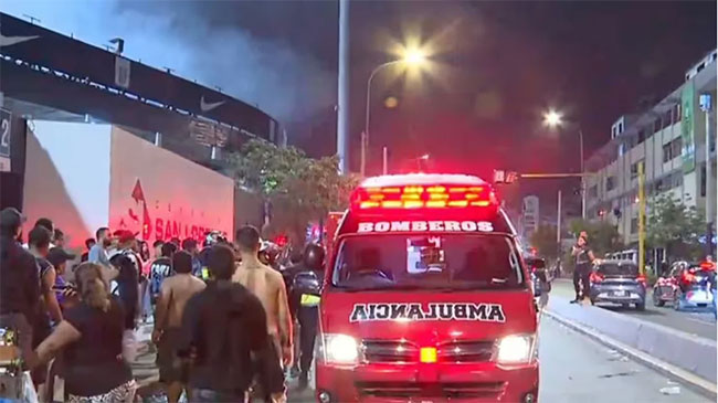 One dead, 47 injured after incident  at Peru football derby