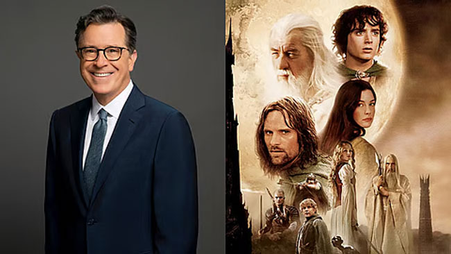 New �Lord of the Rings� movie from Stephen Colbert and his son in development at Warner Bros.
