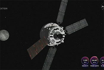 Artemis crew reaches the moon, approaches record-breaking distance from Earth