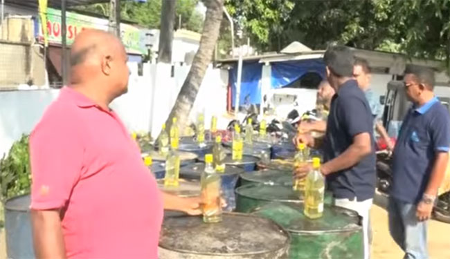 Over 4,600 litres of hoarded diesel seized in Kalmunai