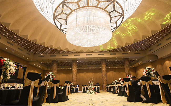 Catering and reception hall charges increased