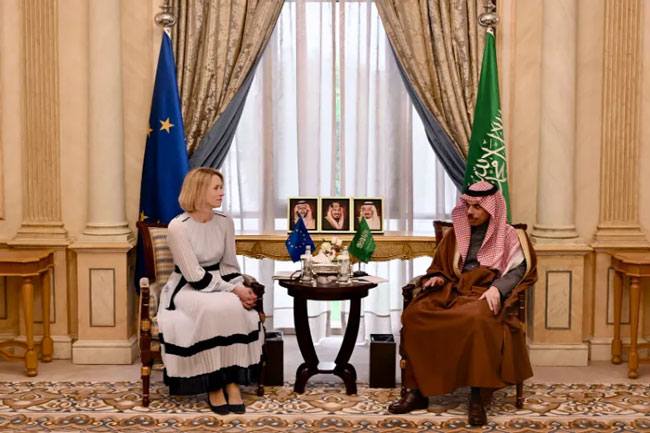 EU urges shift from �fragile� US-Iran ceasefire to permanent peace during Riyadh mission