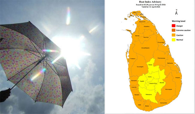 Warm weather advisory issued for most parts of the country