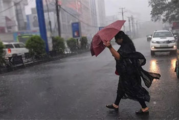 Fairly heavy rainfall expected in parts of the country