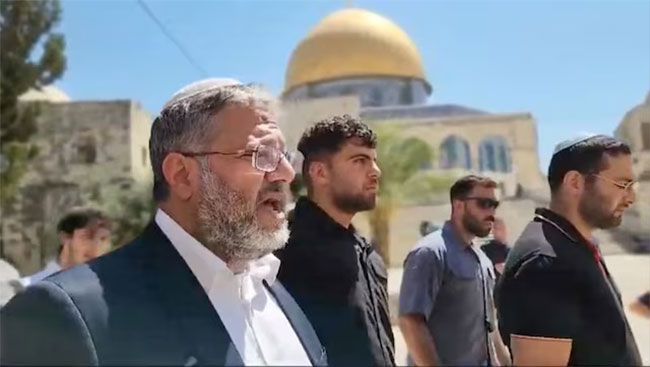 Israel�s Ben-Gvir visits flashpoint Al-Aqsa Mosque compound