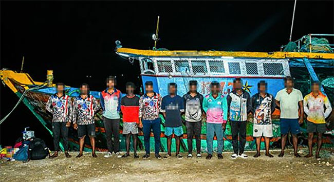 12 Indian fishermen arrested for poaching in northern seas
