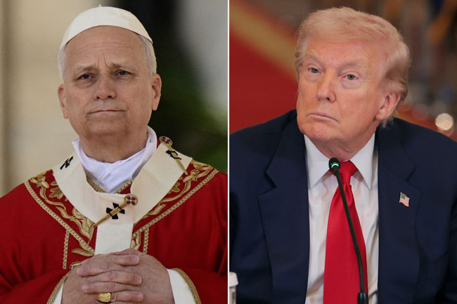 Trump attacks Pope Leo, calling him �weak� on crime and �terrible�