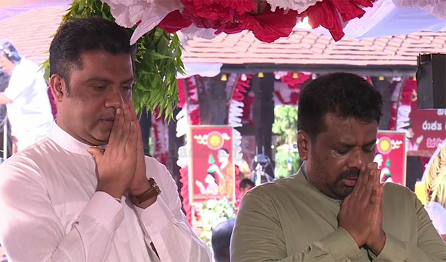 President participates in New Year oil anointing ceremony in Kandy