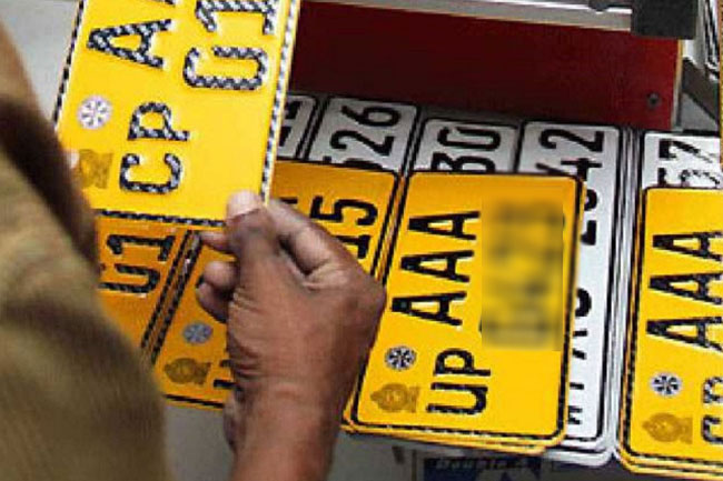 Police to seize vehicles with non-standard number plates