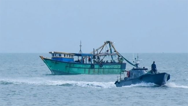 Fishing vessel with suspected narcotics haul intercepted in naval operation