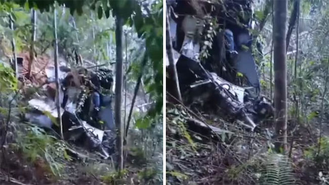 Eight people killed in helicopter crash in Indonesia s West Kalimantan