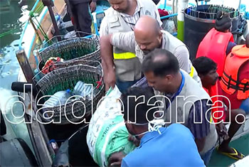 Over 150 kg of heroin worth Rs. 4 bln found on seized fishing trawler off Southern Seas