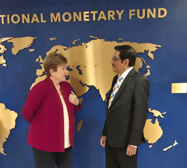 IMF chief reaffirms continued support for Sri Lanka�s economic recovery