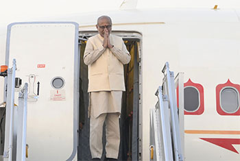 Indian Vice President arrives in Sri Lanka 