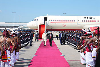 Indian Vice President arrives in Sri Lanka�