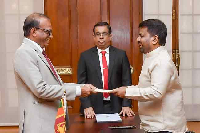 Anura Karunathilaka sworn in as Energy Minister