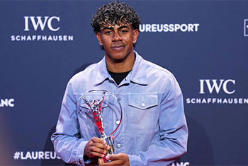   Lamine Yamal named Young Sportsperson of the Year at Laureus World Sports Awards