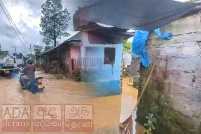 Flooding in HattonDickoya submerges 50 estate houses