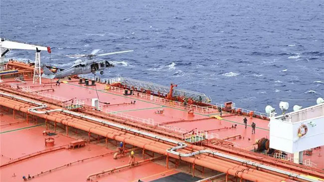 US forces board �sanctioned� tanker in Indo-Pacific region 700km south-east of Sri Lanka