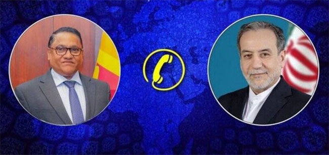 Sri Lanka, Iran Foreign Ministers hold phone conversation