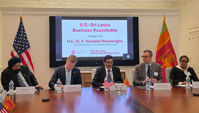 Sri Lankan delegation engages with international investor community in Washington