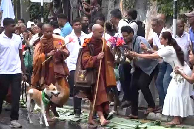 �Walk for Peace� heads to Beligammana Rajamaha Viharaya in Mawanella today