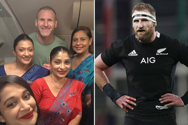 Former All Blacks Captain Kieran Read arrives in Sri Lanka 