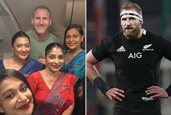 Former All Blacks Captain Kieran Read arrives in Sri Lanka 