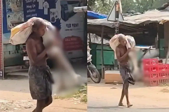 Indian man brings dead sister�s skeleton to bank to withdraw money from her account