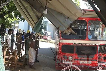 Bus accident leaves two injured after driver suffers medical emergency
