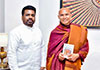 President meets Ven. Pannakara Thero following �Ehipassiko� peace walk 