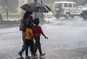 Fairly heavy rainfall above 50 mm expected in some parts of the island