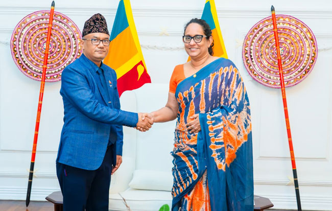 Sri Lanka and Nepal reaffirm bilateral ties during Ambassador s farewell call on PM