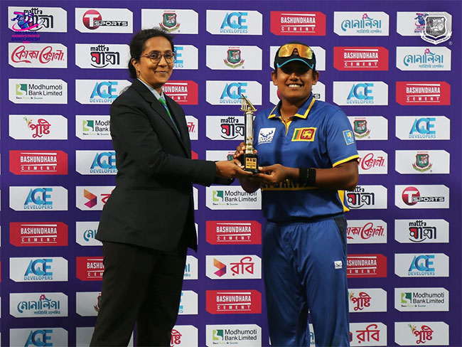 Sri Lanka Women complete T20 series sweep vs Bangladesh