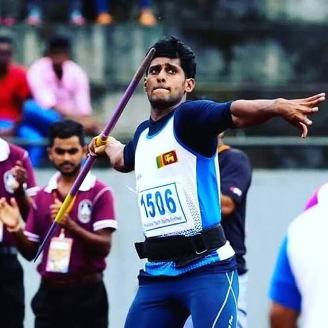 Sumedha Ranasinghe wins silver at Asian Throwing Championship